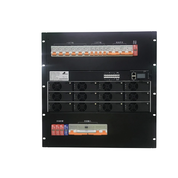 What color is a telecommunications fiber distribution box 